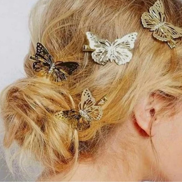 Free People Butterfly Hair Clips - Picture 2 of 5